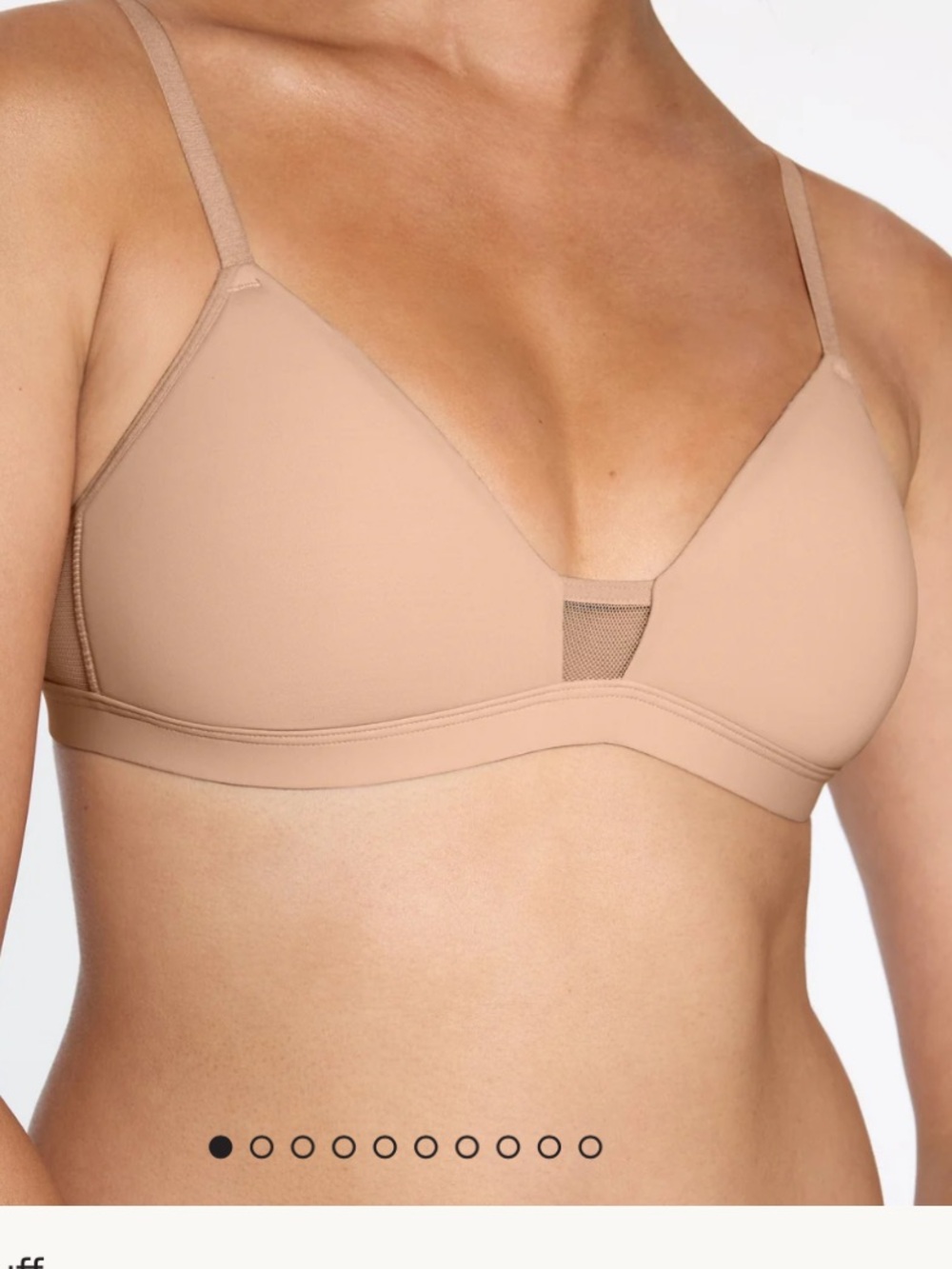 Pepper Feel good Wire Free T Shirt Bra Large 38 Nude Pink